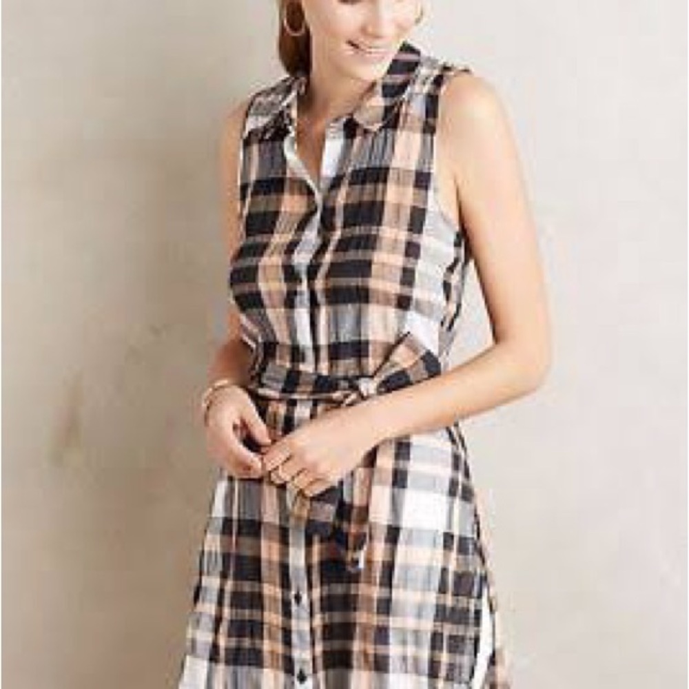 Holding Horses Plaid Sleeveless Shirt